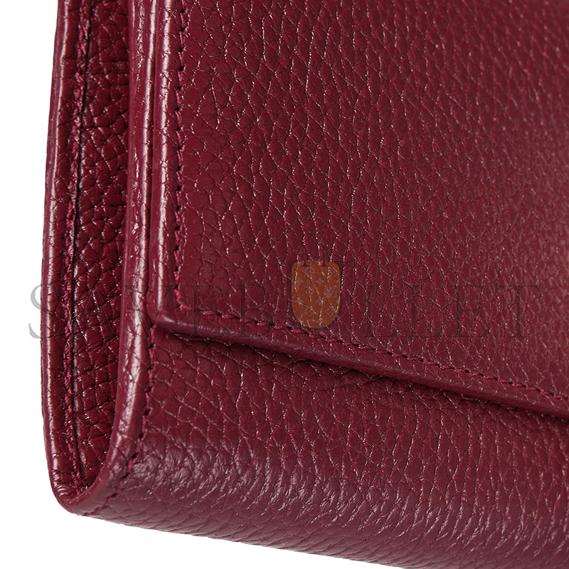 GUCCI  JACKIE 1961 WALLET ON CHAIN 652681 (19*10*3.5cm)